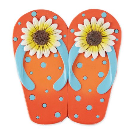 SUNFLOWER DOT FLIP FLOP STEPPING STONE