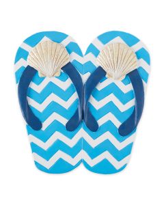 SEASHELL FLIP FLOPS STEPPING STONE